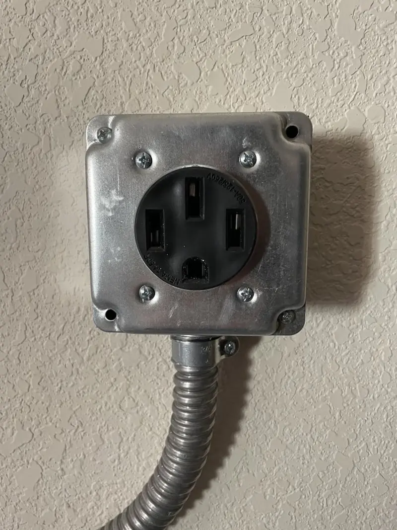 NEMA 14-50 outlet installed for Electrical Panel Upgrade in Winter Haven